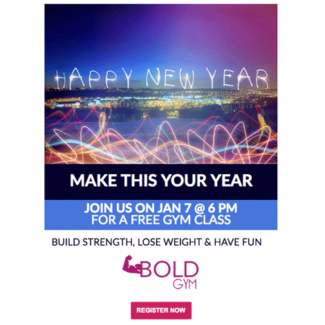 New Years Gym Marketing